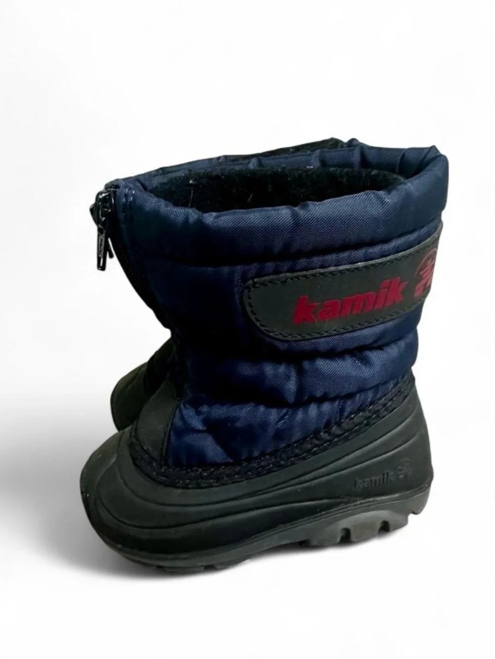 Kamik Kids Navy and Black Waterproof Winter Boot